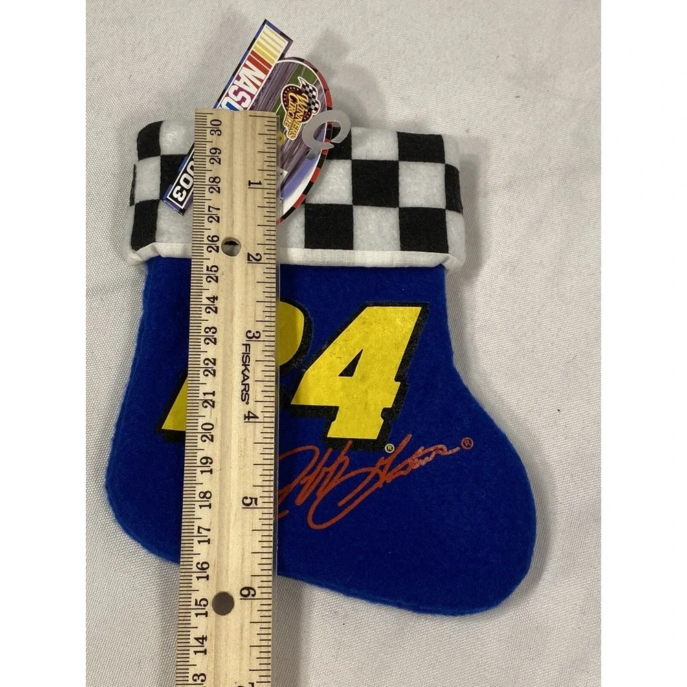 nascar small christmas‎ stocking 2003 #24 jeff gordon
